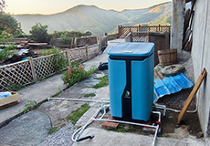 湖南懷化黃家界村單戶式污水處理設備成功投放使用